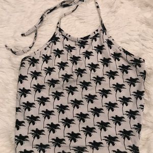 Palm Tree Crop Top
